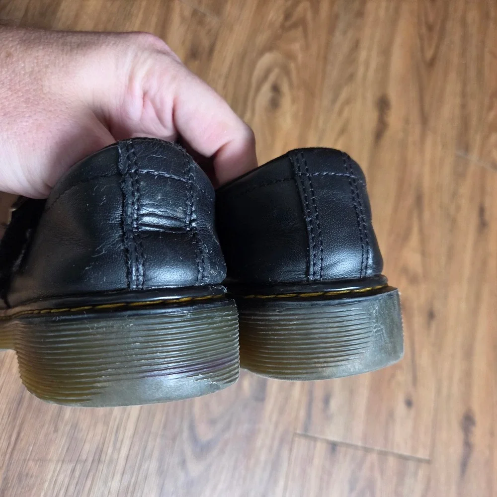Dr. Martens 8065 J Leather Mary Jane Shoes Kids 2 Double Strap Indie Sleaze